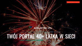 What 40latki.pl website looked like in 2019 (5 years ago)