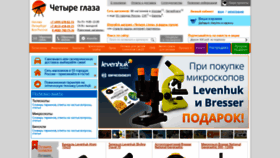 What 4glaza.ru website looked like in 2019 (5 years ago)