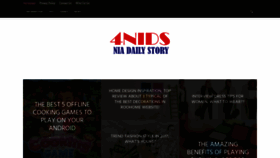 What 4nids.com website looked like in 2019 (5 years ago)