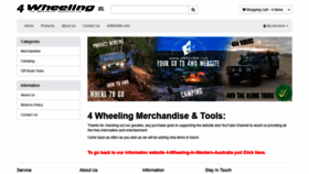 What 4wheeling-merchandise.com.au website looked like in 2019 (4 years ago)