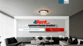 What 4rent.ca website looked like in 2019 (4 years ago)