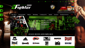 What 4fighter.com website looked like in 2019 (4 years ago)