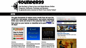 What 40under99.com website looked like in 2019 (4 years ago)