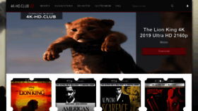 What 4k-hd.club website looked like in 2019 (4 years ago)