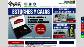 What 4press.com.mx website looked like in 2019 (4 years ago)