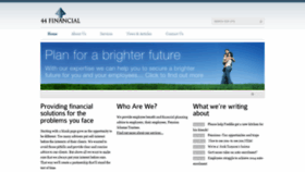 What 44financial.co.uk website looked like in 2019 (4 years ago)