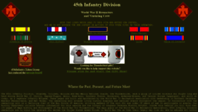What 45thdivision.org website looked like in 2019 (4 years ago)