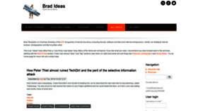 What 4brad.com website looked like in 2019 (4 years ago)