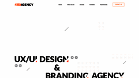 What 415agency.com website looked like in 2019 (4 years ago)