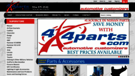 What 4x4parts.com website looked like in 2019 (4 years ago)