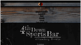 What 4thdownsportsbar.com website looked like in 2019 (4 years ago)