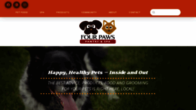 What 4pawspantry.com website looked like in 2019 (4 years ago)