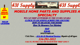 What 431supply.com website looked like in 2019 (4 years ago)