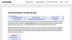 What 4xtransfer.com website looked like in 2019 (4 years ago)