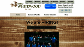 What 4hcampwhitewood.com website looked like in 2020 (4 years ago)