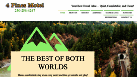 What 4pinesmotel.com website looked like in 2020 (4 years ago)