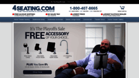 What 4seating.com website looked like in 2020 (4 years ago)