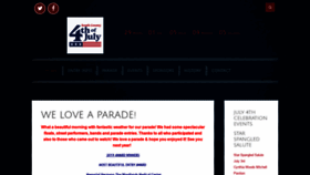 What 4thofjuly.org website looked like in 2020 (4 years ago)