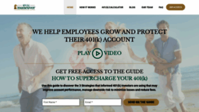What 401kmaneuver.com website looked like in 2020 (4 years ago)