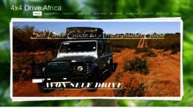What 4x4driveafrica.com website looked like in 2020 (4 years ago)