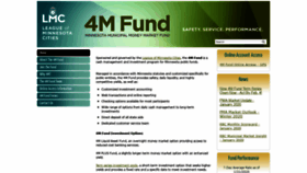 What 4mfund.com website looked like in 2020 (4 years ago)