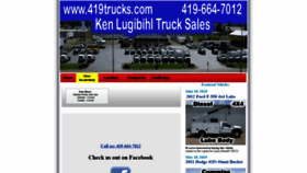What 419trucks.com website looked like in 2020 (4 years ago)
