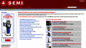 What 4semi.com website looked like in 2020 (4 years ago)