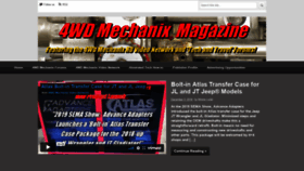 What 4wdmechanix.com website looked like in 2020 (4 years ago)