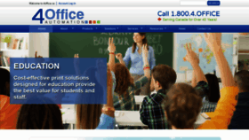 What 4office.com website looked like in 2020 (4 years ago)