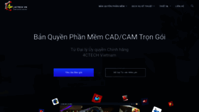 What 4ctech.com.vn website looked like in 2020 (4 years ago)