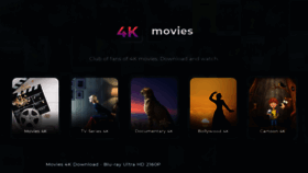 What 4kmovies.co website looked like in 2020 (4 years ago)