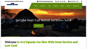 What 4x4ugandacarhire.com website looked like in 2020 (3 years ago)