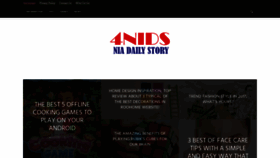 What 4nids.com website looked like in 2020 (3 years ago)