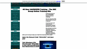 What 40-hour-hazwoper-training.com website looked like in 2020 (3 years ago)