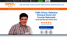 What 4trafficschoolbyimprov.com website looked like in 2020 (3 years ago)