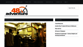 What 48houradventure.com website looked like in 2020 (3 years ago)
