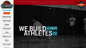 What 43hoops.com website looked like in 2020 (3 years ago)