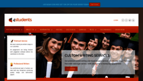 What 4students.us website looked like in 2020 (3 years ago)