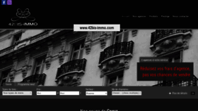 What 42bis-immo.com website looked like in 2020 (3 years ago)
