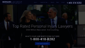 What 4injured.com website looked like in 2020 (3 years ago)