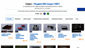 What 406coupe.pl website looked like in 2020 (3 years ago)