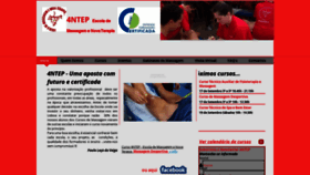 What 4ntep.pt website looked like in 2020 (3 years ago)