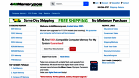 What 4allmemory.com website looked like in 2020 (3 years ago)