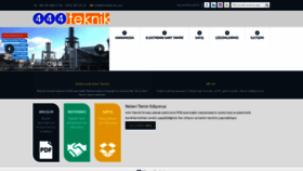 What 444teknik.com website looked like in 2020 (3 years ago)