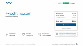 What 4yachting.com website looked like in 2020 (3 years ago)