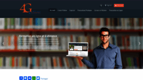 What 4gestionacademy.com website looked like in 2020 (4 years ago)