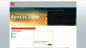 What 4patas.com.co website looked like in 2020 (3 years ago)
