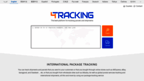 What 4tracking.net website looked like in 2020 (3 years ago)