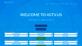 What 4gtv.us website looked like in 2020 (3 years ago)