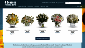 What 4seasonsfloralandgifts.com website looked like in 2021 (3 years ago)